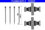 Ate 13.0460-0237.2 Accessory Kit, Disc Brake Pad For Mercedes-benz. Fixed Price $15.59.
