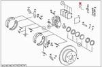Genuine Mercedes Sl C107 C123 R107 W107 W114 W115 Spreader Spring 0004211391. Fixed Price $45.49.