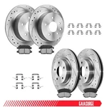 Kit For 2007-2013 Nissan Altima Front Rear Disc Rotors Ceramic Brakes Pads. Fixed Price $128.98.