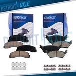 Front And Rear Ceramic Brake Pads With Hardware Kit 2012 2020 Ford F-150. Fixed Price $67.82.