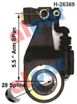 Spline 5.5 Slack Adjuster Automatic Ref: Bendix 065174, K043197, 137.2810. Fixed Price $48.00.