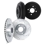 For Nissan 200SX 84 Dfc Premium Drilled & Slotted Front Rear Brake Rotor Set. Fixed Price $184.03.