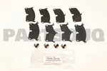 0494660150 Genuine Toyota Shim Kit Anti 04946-60150. Fixed Price $33.34.
