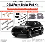 2015-2025 Porsche Macan Front Brake Pad Kit Genuine -verify Vin Before Purchase. Fixed Price $383.35.