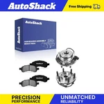 Front Ceramic Pads Hub Bearing Assemblies For Chevrolet, Trailblazer 2006-2009. Fixed Price $98.36.