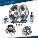 11.89" Rear Brake Rotor Pads Wheel Bearing Hub For 200 Avenger Caliber Compass. Fixed Price $178.92.