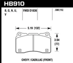 Hawk Performance HB910U.590 Disc Brake Pad Set. Fixed Price $250.19.
