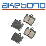 Akebono Euro Rear Disc Brake Pad Set For 2001-2002 Mercedes-benz S55 Amg Vi. Fixed Price $83.82.