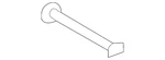 Genuine Mitsubishi Drum Brake Shoe Hold Down Pin MR955798. Fixed Price $7.05.