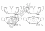 Breck 23927 00 704 Brake Pad Set, Disc For Bmw. Fixed Price $54.16.