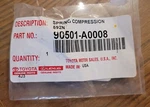 Toyota Spring Compression 90501-A0008. Fixed Price $8.99.