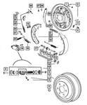 Genuine Mopar Brake Adjusting Screw Right 4713356AB. Fixed Price $22.96.