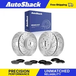 Front Rear Drilled Slotted Brake Rotors Ceramic Pads For 2007-2014 Gmc Yukon. Fixed Price $179.84.