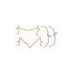 Carlson 13051 Disc Brake Hardware Kit For 75-90 4RUNNER Land Cruiser Pickup. Fixed Price $19.26.