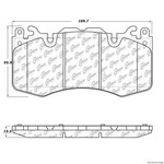 Centric Front Disc Brake Pad For Land Rover (104.14260). Fixed Price $65.14.