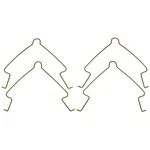 Acdelco 18K1049SS Rear Disc Brake (slp). Fixed Price $25.78.