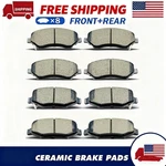 Ceramic Brake Pads For Dodge Nitro 07-11, Jeep Liberty 08-12, Wrangler Jk 07-18. Fixed Price $44.22.