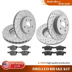 Front Rear Disc Rotors & Ceramic Brake Pads Kit 2012 2013 2014-18 Ford Focus. Fixed Price $133.76.