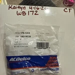 Ac Delco 179-1205 Gm 18019039 Disc Brake Pad Retaining Clip Front Rear. Fixed Price $13.50.