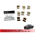 Clip Set Front Brake 4605B543 Fit Mitsubishi L200 Triton 2.4 Diesel 15 - 22. Fixed Price $81.70.
