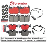 Front & Rear Brake Pad Oes Ceramic +sensor For Bmw 228I M235I / Gc Xdrive. Fixed Price $231.38.