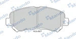 Mando 07-20 Nissan X-trail Brake Pad Set, Disc MBF015236. Fixed Price $44.00.