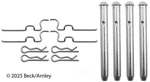 Disc Brake Hardware Kit Beck/arnley 084-1559 Fits 03-06 Toyota Matrix. Fixed Price $51.99.