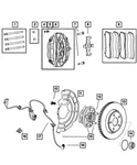Genuine Mopar Brake Pads 68002193AA. Fixed Price $458.63.