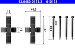 For Ate 13.0460-0131.2 Brake Pad Accessories. Fixed Price $14.26.