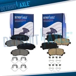 4PC Front Rear Ceramic Brake Pads W/hardware For 2019 - 2025 Honda Passport. Fixed Price $47.39.