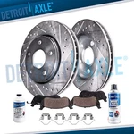 6PC Front Drilled Disc Rotors Ceramic Brake Pads Kit For Honda Odyssey Passport. Fixed Price $131.34.