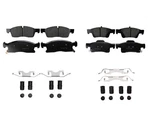 Akebono Front Rear Ceramic Disc Brake Pad & Hardware Kit For Jeep Grand Cherokee. Fixed Price $139.95.