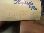 Brake Hardware Kit Raybestos Nos # H15534. Fixed Price $9.88.