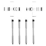 For Volkswagen Touareg 2007-2009 Dfc 340-74017 Rear Disc Brake Hardware Kit. Fixed Price $20.42.
