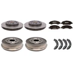 Acdelco Gold FRONT330MM REAR296MM Brake Kit Disc Rotors Pad Drum Shoe For Sierra. Fixed Price $617.95.