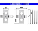 Accessory Set, Disc Brake Pad Ate 13.0460-0268.2. Fixed Price $31.17.
