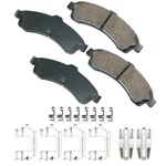 Disc Brake Set-proact Ultra Premium Ceramic Akebono ACT882. Fixed Price $129.99.