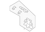 Genuine Audi Disc Brake Anti-rattle Clip 971-698-231-B. Fixed Price $79.95.