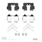 For Lexus/toyota 2006-2018 Brake Hardware Kit Rear Dynamic Friction + Warranty. Fixed Price $14.68.