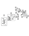 Genuine Mopar Disc Brake Pad Set 68269695AB. Fixed Price $145.08.