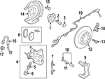Genuine Volkswagen Spring 5WA-615-269. Fixed Price $27.49.