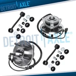4PC Front Wheel Hub And Bearing Assembly Sway Bars For Jeep Liberty Dodge Nitro. Fixed Price $135.56.