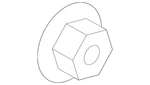 Genuine Hyundai Hinge Nut 13395-08007-K. Fixed Price $10.84.