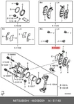 Genuine Oe Clip Set Front Brake 4605B009 For Mitsubishi 4605-B009. Fixed Price $10.03.