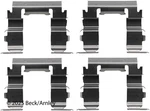 Disc Brake Hardware Kit Beck/arnley 084-1390. Fixed Price $13.38.