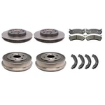 Acdelco Gold FRONT330MM REAR296MM Brake Kit Disc Rotors Pad Drum Shoe For Sierra. Fixed Price $571.95.