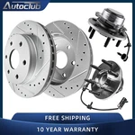 Front Drilled Rotor Wheel Hub Bearing Kit For Chevy Express 1500 Gmc Savana 2500. Fixed Price $185.96.