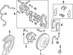 New Genuine Nissan Zlc-hardware(brk) D10806TA0A Oe. Fixed Price $141.55.