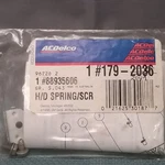 New Acdelco 179-2049 Rear Parking Brake Hold Down Spring W/bolts Gm 88982879. Fixed Price $8.98.