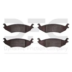 Dynamite Friction Rear Disc Brake Pad Set Ford (1214-1046-00). Fixed Price $46.27.